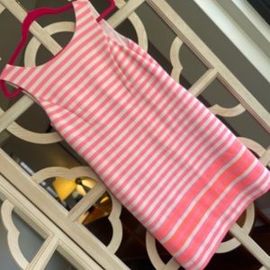 Lilly Pulitzer Size Small Pink and White Striped Dress